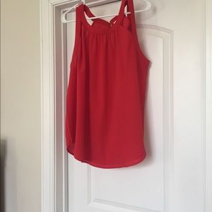 Plus size red top